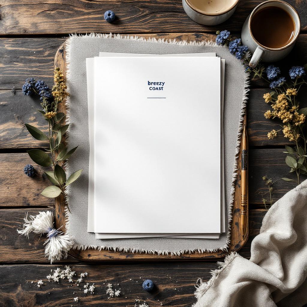 Breezy Coast Planner Pages — Refillable planner pages with eco-friendly, customizable layouts for effective o